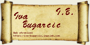 Iva Bugarčić vizit kartica